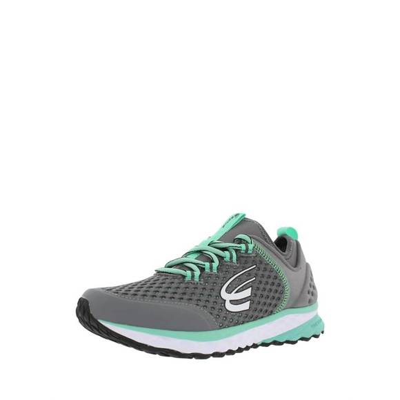 NEW SPIRA women's phoenix running shoes - medium width in charcoal/mint/white - Picture 2 of 3